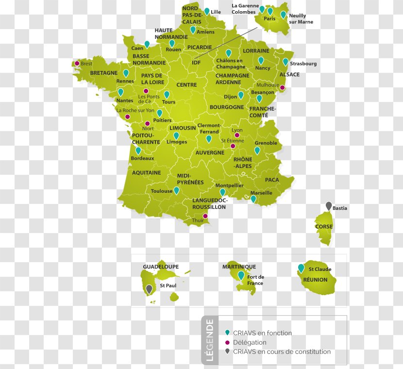 Regions Of France French Regional Elections, 2015 - Elections Transparent PNG