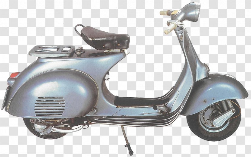 Scooter Vespa Piaggio Two-stroke Engine Motorcycle - Kick Start Transparent PNG
