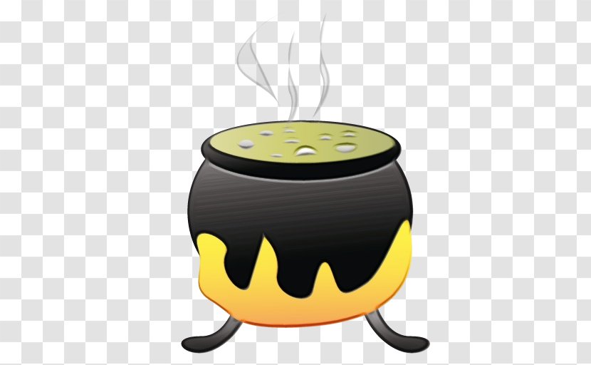 Cauldron Yellow Clip Art Cookware And Bakeware Smile - Paint Transparent PNG