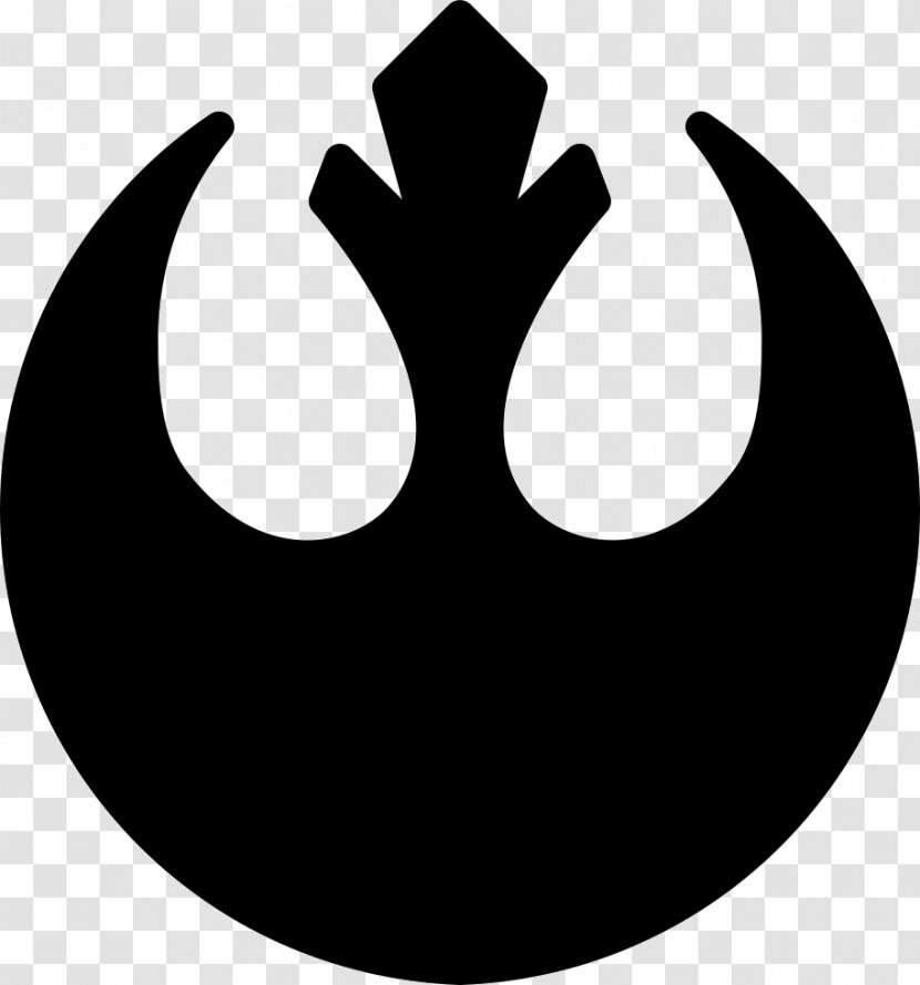 Leia Organa Star Wars: Rebellion Rebel Alliance Galactic Empire - Monochrome - Jedi Symbol Transparent PNG