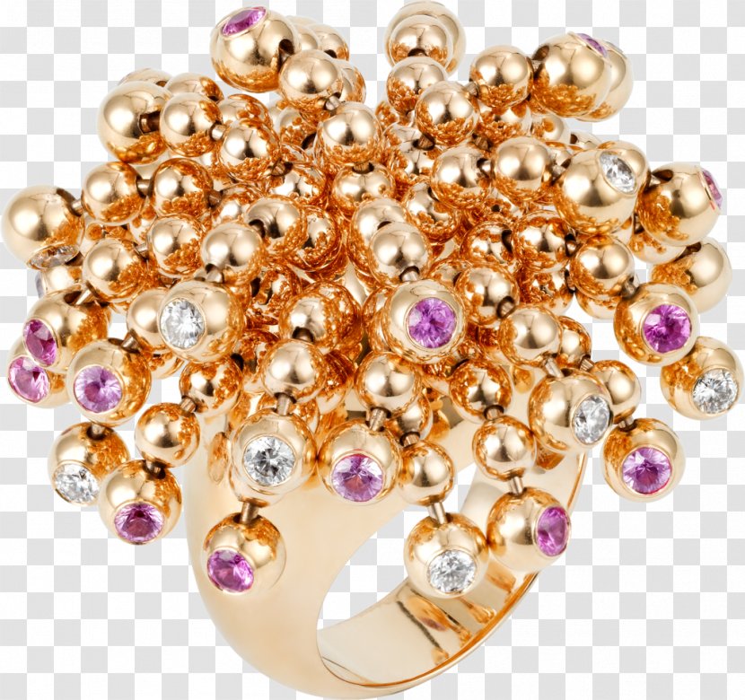 Amethyst Ring Gold Carat Paris Transparent PNG