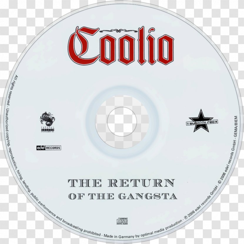 Compact Disc Jai Hind College Brand Disk Storage - Coolio - Fantastic Voyage Transparent PNG