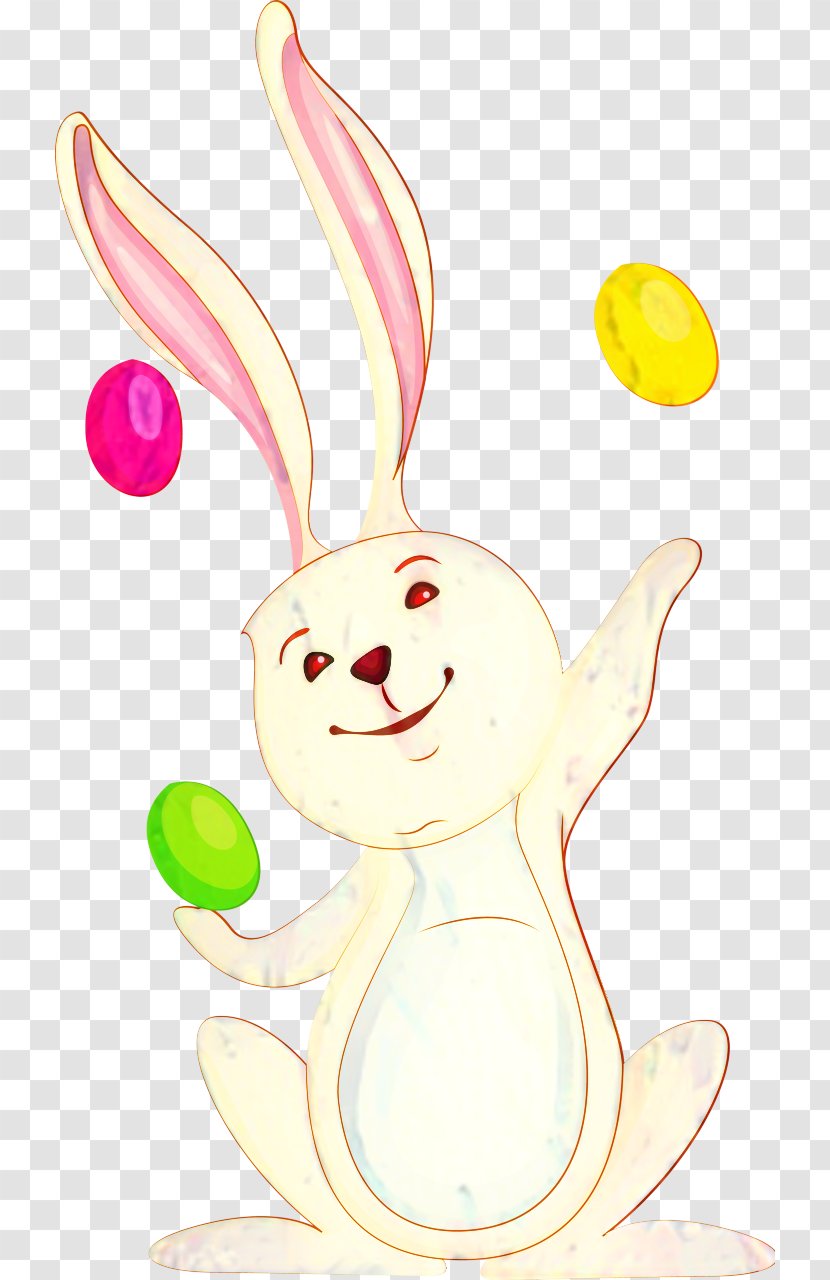Easter Bunny Background - Child Art - Ear Transparent PNG