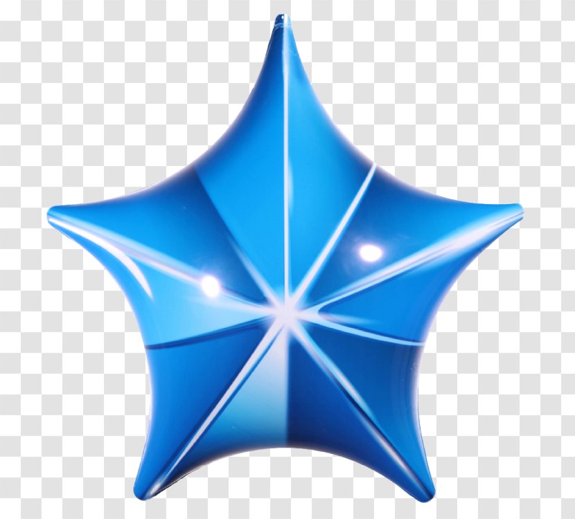 Balloon Innovations Inc. Helium Star - Blue Transparent PNG