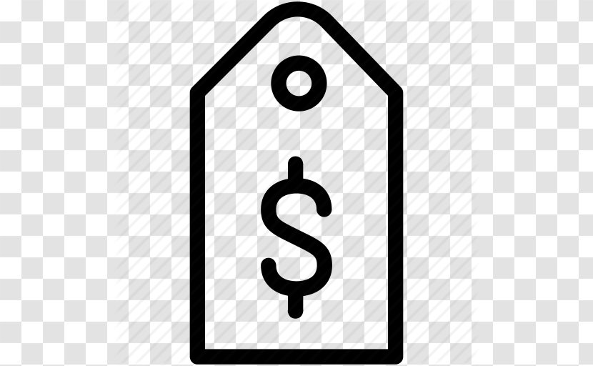 Iconfinder Price Pricing Icon - Monochrome - Dollar Sign Outline Transparent PNG