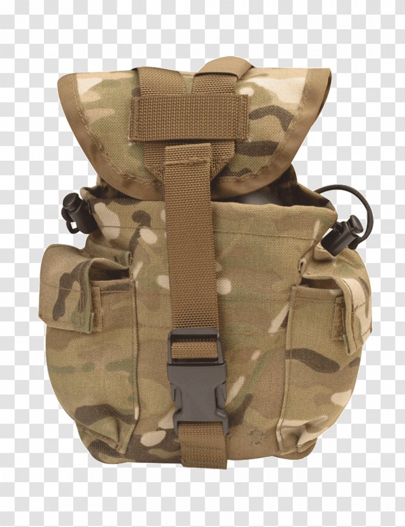 MOLLE Military Canteen MultiCam Army Combat Uniform - Bag Transparent PNG