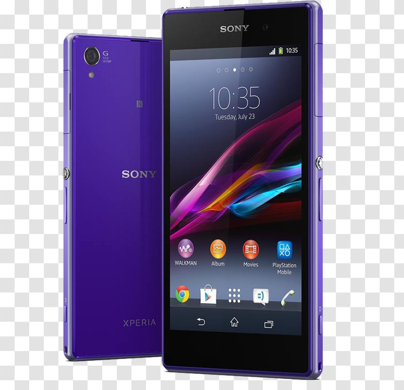 Sony XPERIA Z1 C6903, Factory Unlocked, 2.2GHz Quad-Core, 20.7MP Mobile 索尼 Smartphone - Phones Transparent PNG
