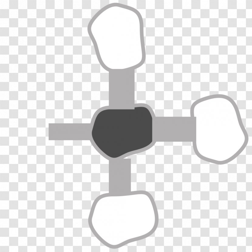 Thumb White Line - Hand - Methyl Group Transparent PNG