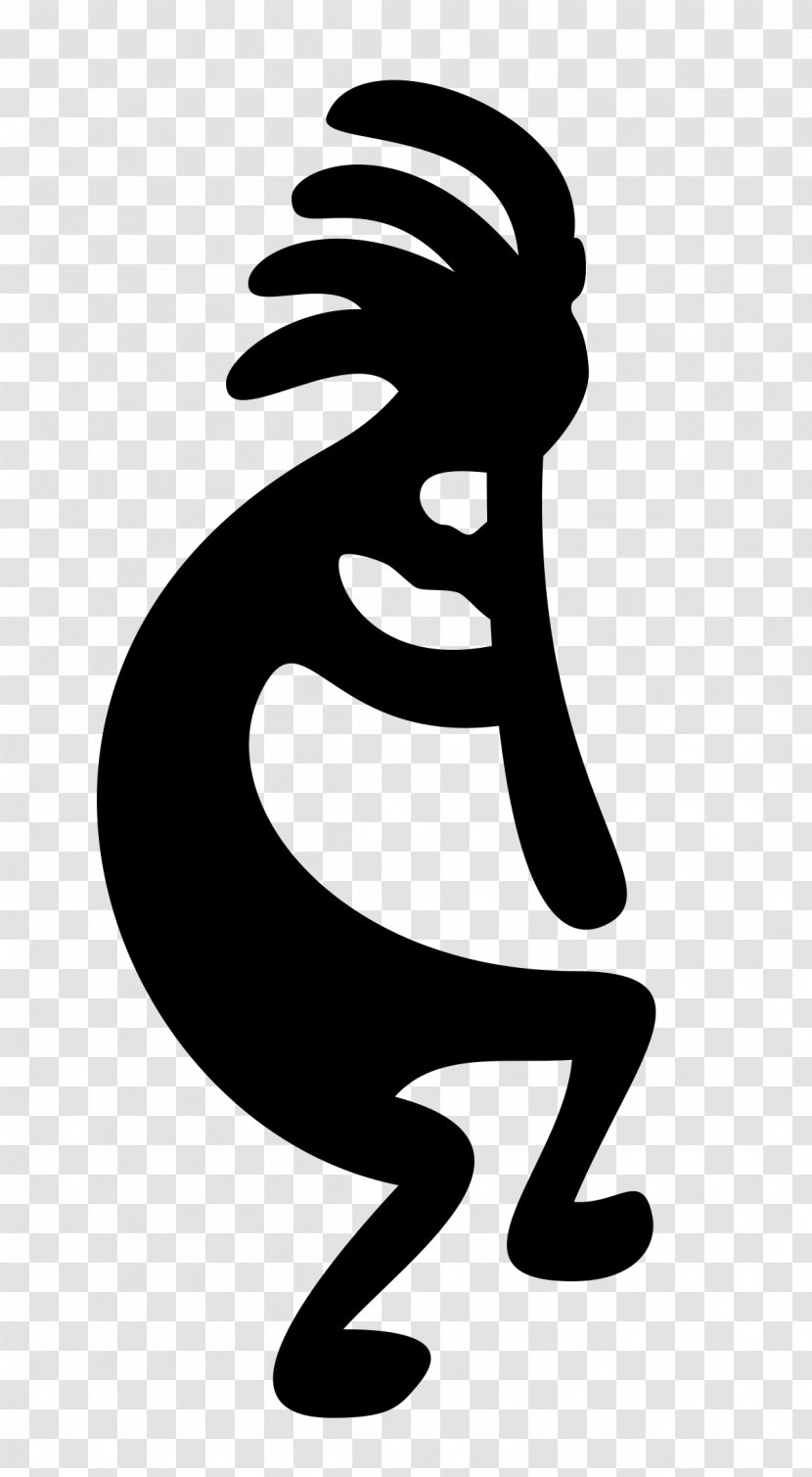 Kokopelli Trail Southwestern United States Native Americans In The - Silhouette - Flute Transparent PNG