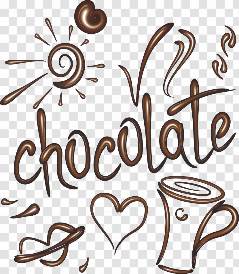 Chocolate Bar White Liquid - Number - Vector Material Transparent PNG