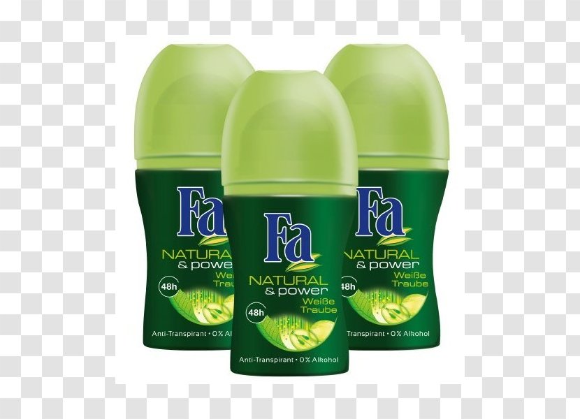 Fa Deodorant Weisse Traube - Power Light Transparent PNG