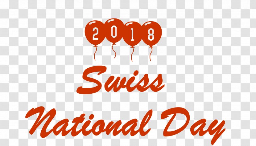 Swiss National Day. - Heart - Cartoon Transparent PNG