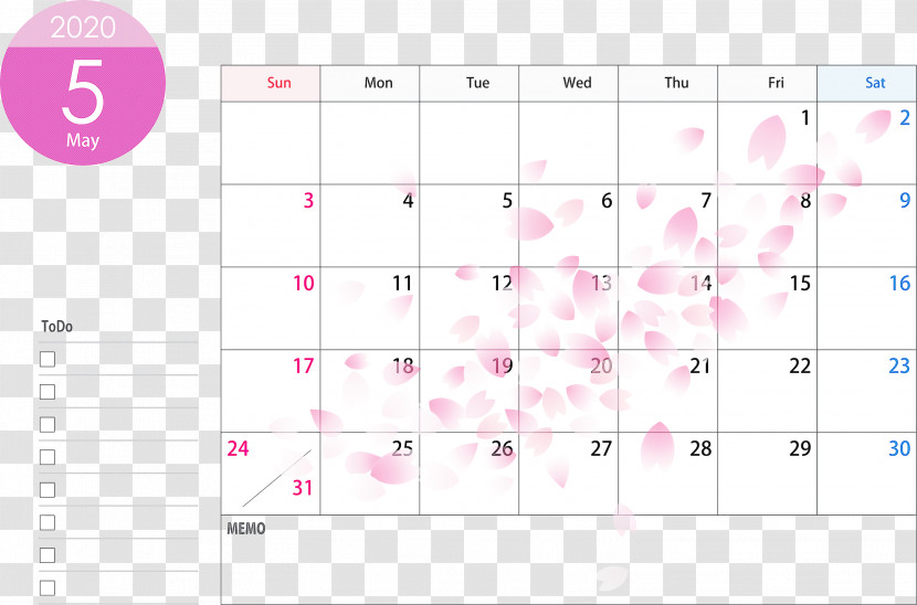 May 2020 Calendar May Calendar 2020 Calendar Transparent PNG