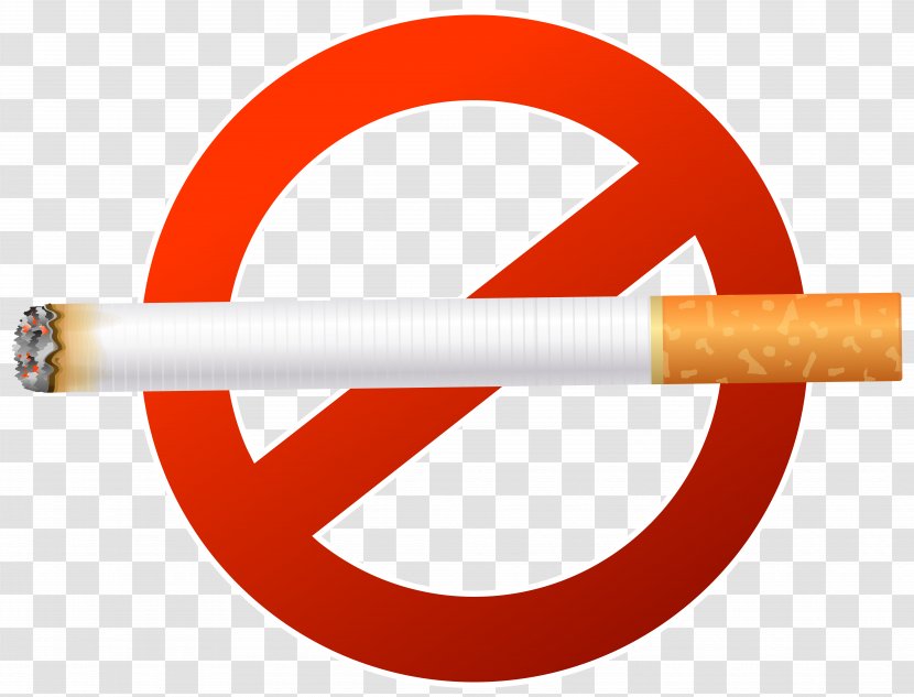 Cigarette Smoking Cessation Ban Clip Art - No Transparent PNG