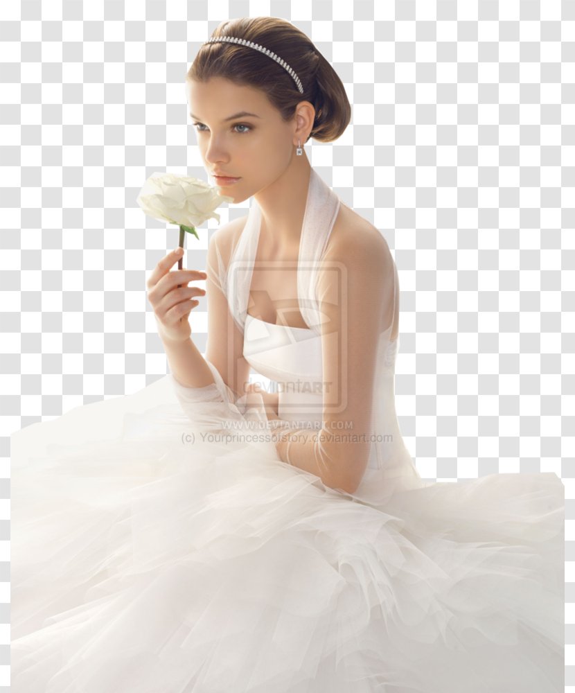 Barbara Palvin Wedding Dress Chanel Model Fashion - Watercolor Transparent PNG