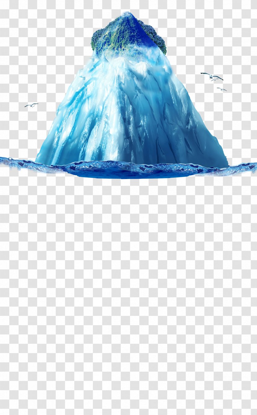 Iceberg Poster Icon - Fundal - Taobao Fresh Blue Winter Transparent PNG
