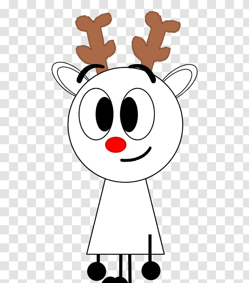 Clip Art Snout Reindeer Line Headgear - Go Ask Alice Transparent PNG