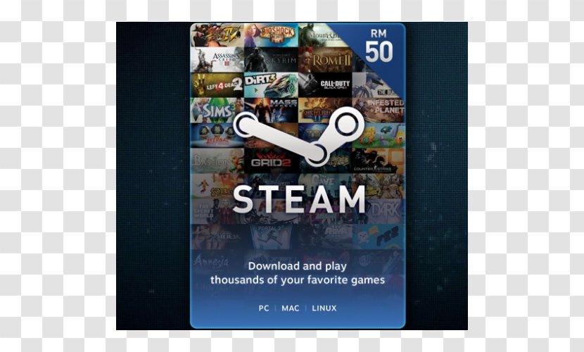 Gift Card Steam Trading Cards Discounts And Allowances G2A - Brand Transparent PNG