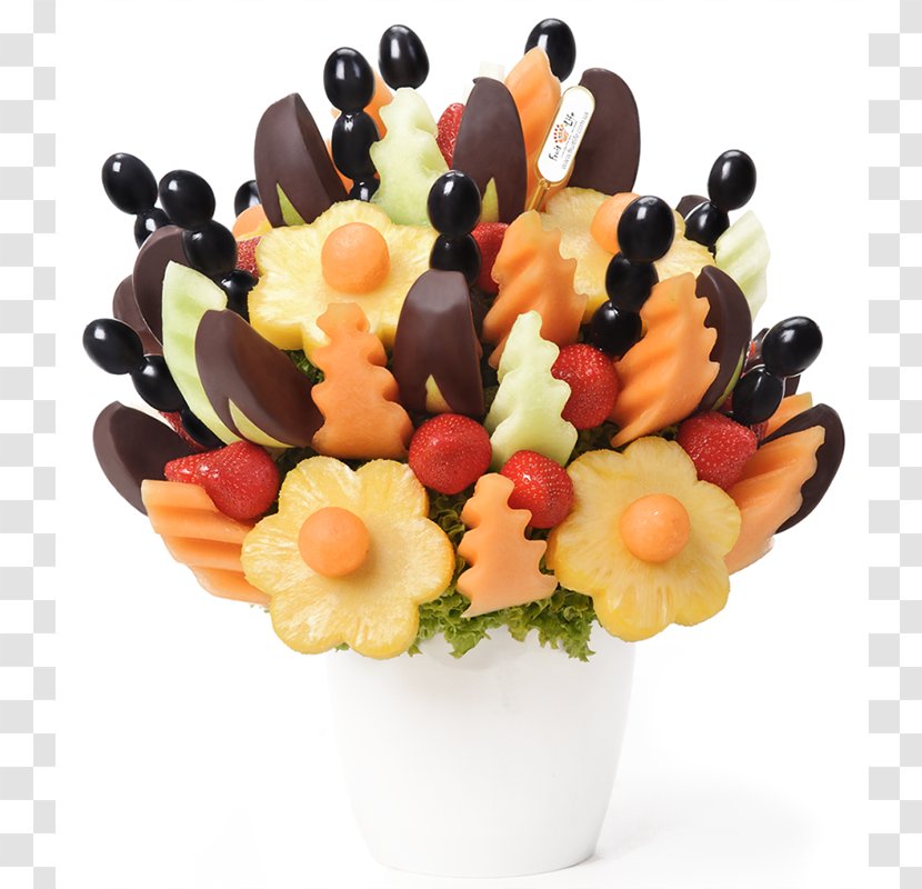 Fruit White Chocolate Flower Bouquet Ferrero Rocher Gift - Superfood Transparent PNG