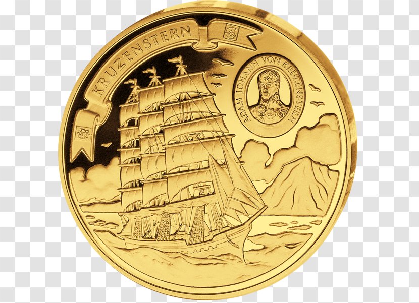 Somalia Gold Coin Silver - Feinunze - Chinese Sailing Ships Transparent PNG
