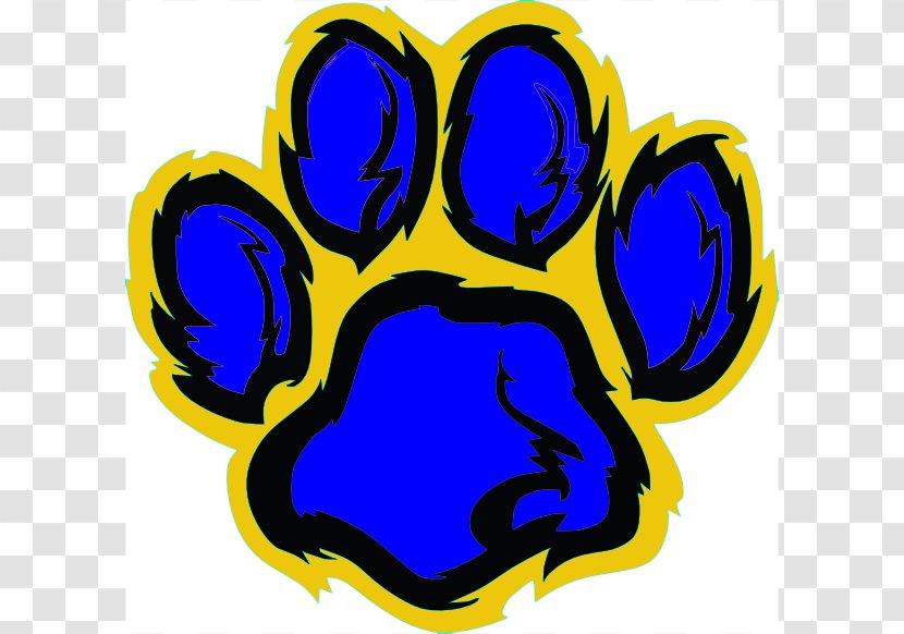 Tiger Clemson University Paw Clip Art - Flower - Blue Gold Cliparts Transparent PNG