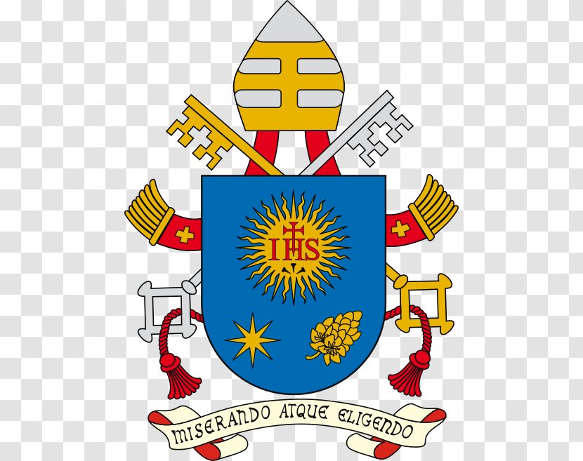 The Joy Of Gospel Coat Arms Pope Francis Laudato Si' - Vatican Symbol Transparent PNG