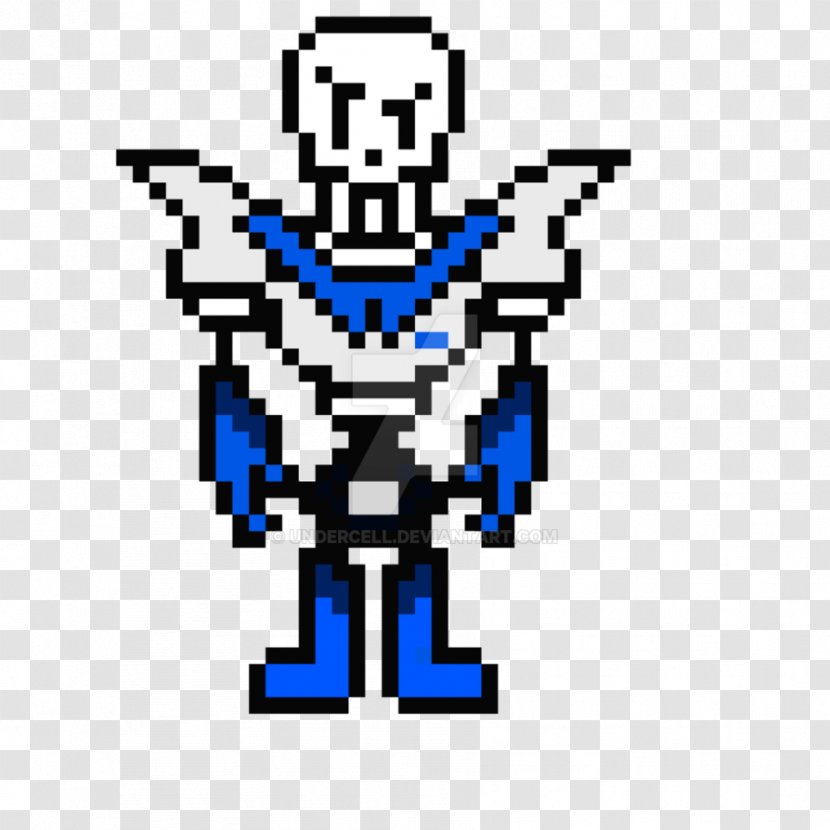 Undertale Sprite Pixel Art PAPYRUS Sans. - Symbol - Papyrus Transparent PNG