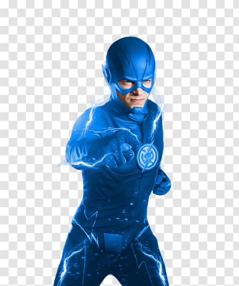 The Flash Blue Lantern Corps Speed Force Superhero - Costume Transparent PNG
