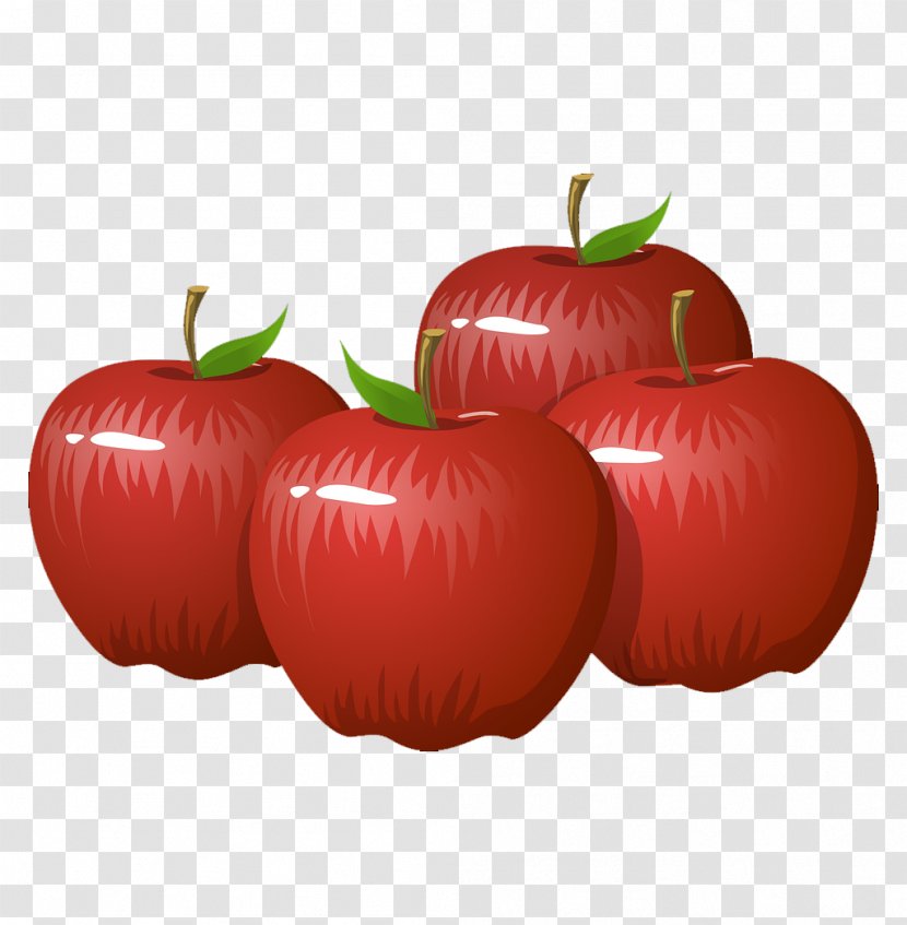 Apple Free Content Clip Art - Stock Photography - Cartoon Red Transparent PNG