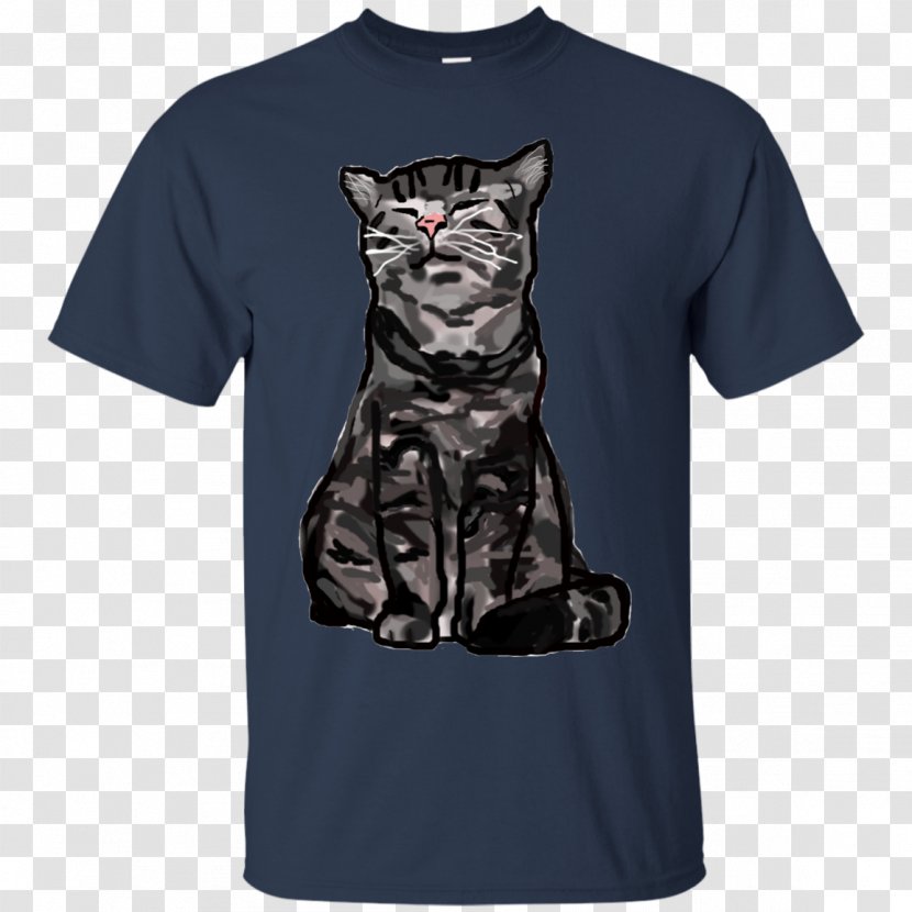 T-shirt Hoodie Sleeve Gildan Activewear - Catlovers Transparent PNG