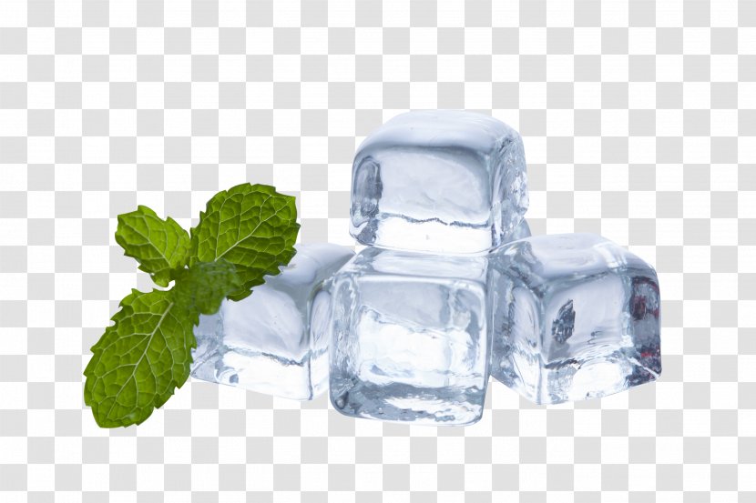 Ice Cube - Mint - Square Cubes Transparent PNG