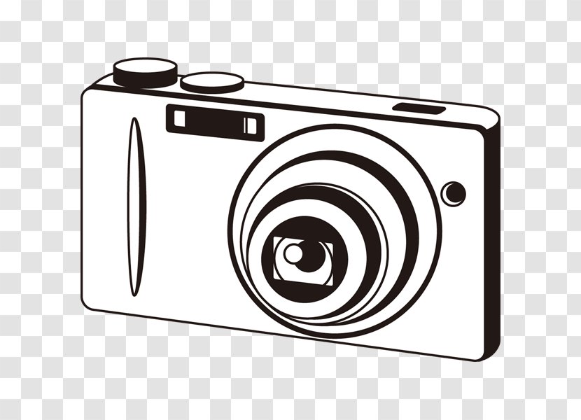 Digital Cameras Illustration Camera Lens Image - Video Transparent PNG