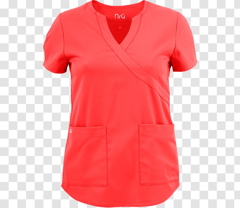T-shirt Scrubs Sleeve Uniform - Top - Barco Mockup Transparent PNG