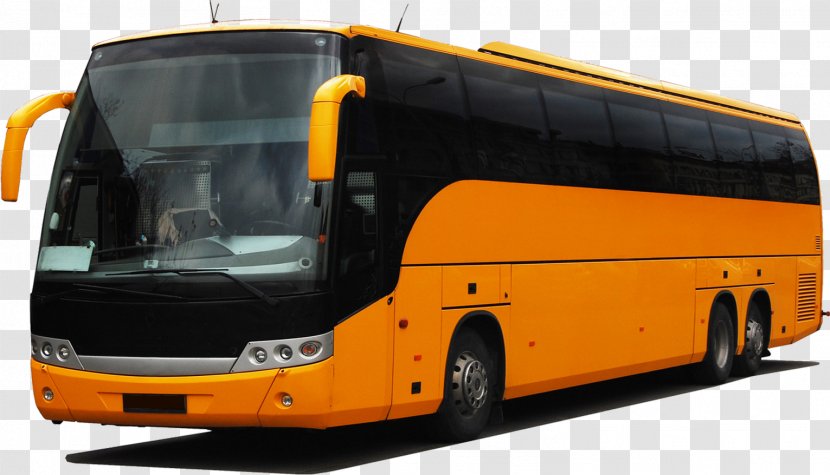 Bus Cartoon - Commercial Vehicle - Airport Transparent PNG