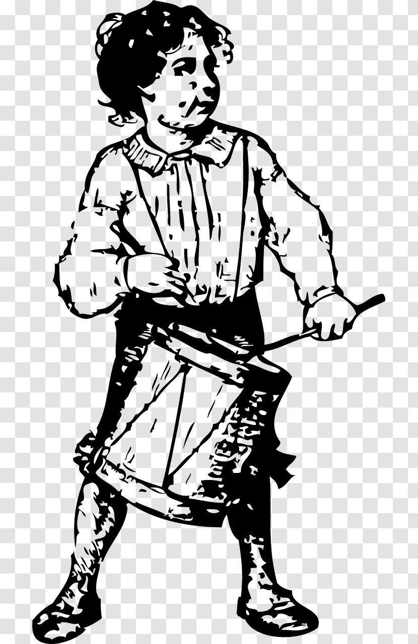 The Little Drummer Boy Clip Art - Drawing - Drum Transparent PNG
