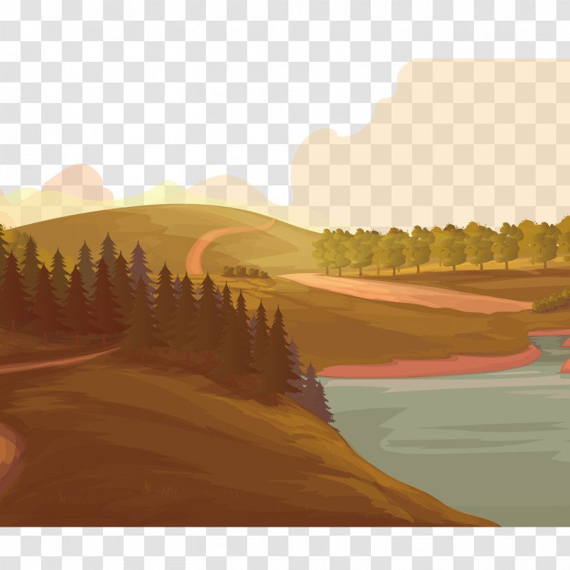 Poster Banner - Landscape - Autumn Transparent PNG