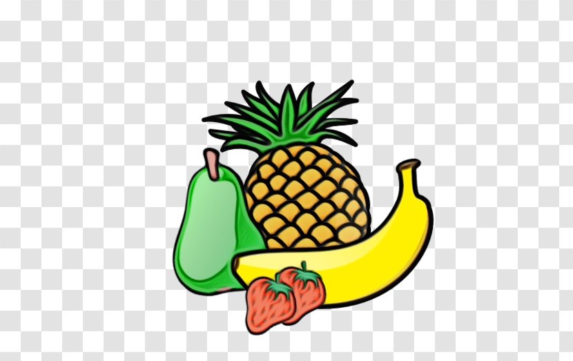 Pineapple - Ananas - Yellow Banana Transparent PNG