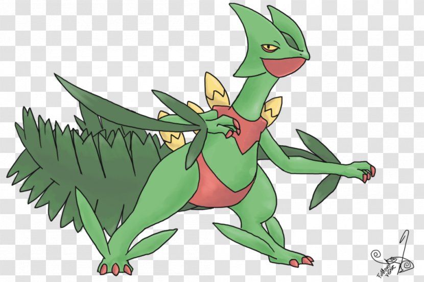 Pokémon X And Y Sceptile Treecko Grovyle - Mythical Creature Transparent PNG