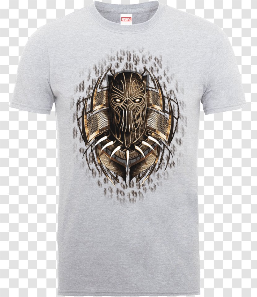 T-shirt Black Panther Wakanda Erik Killmonger - Captain America Transparent PNG