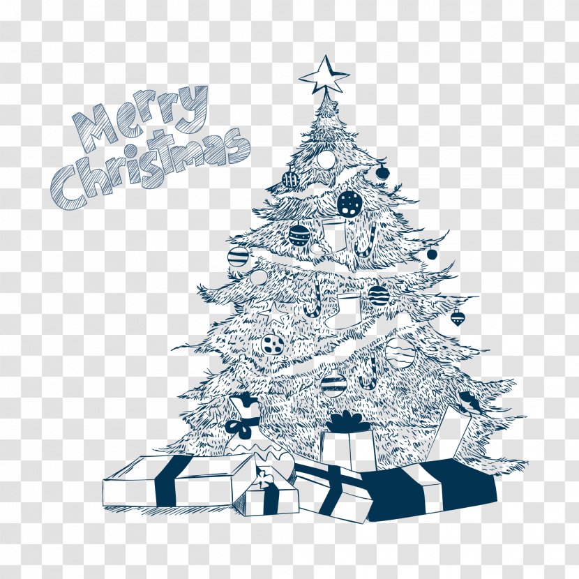 Poszewka Reindeer Christmas Tree - Ornament Transparent PNG