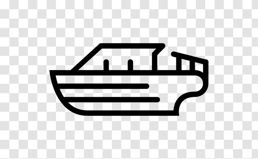 Boat Cruise Ship Transport Car - Black And White Transparent PNG