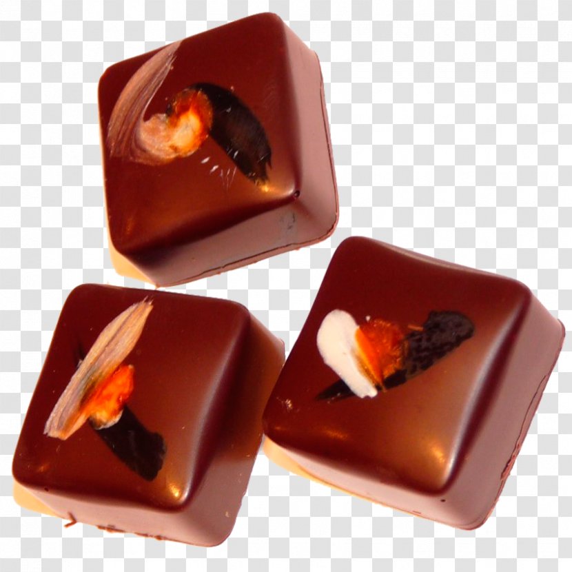 Bonbon Praline Chocolate Truffle Dominostein Petit Four - Toffee Transparent PNG