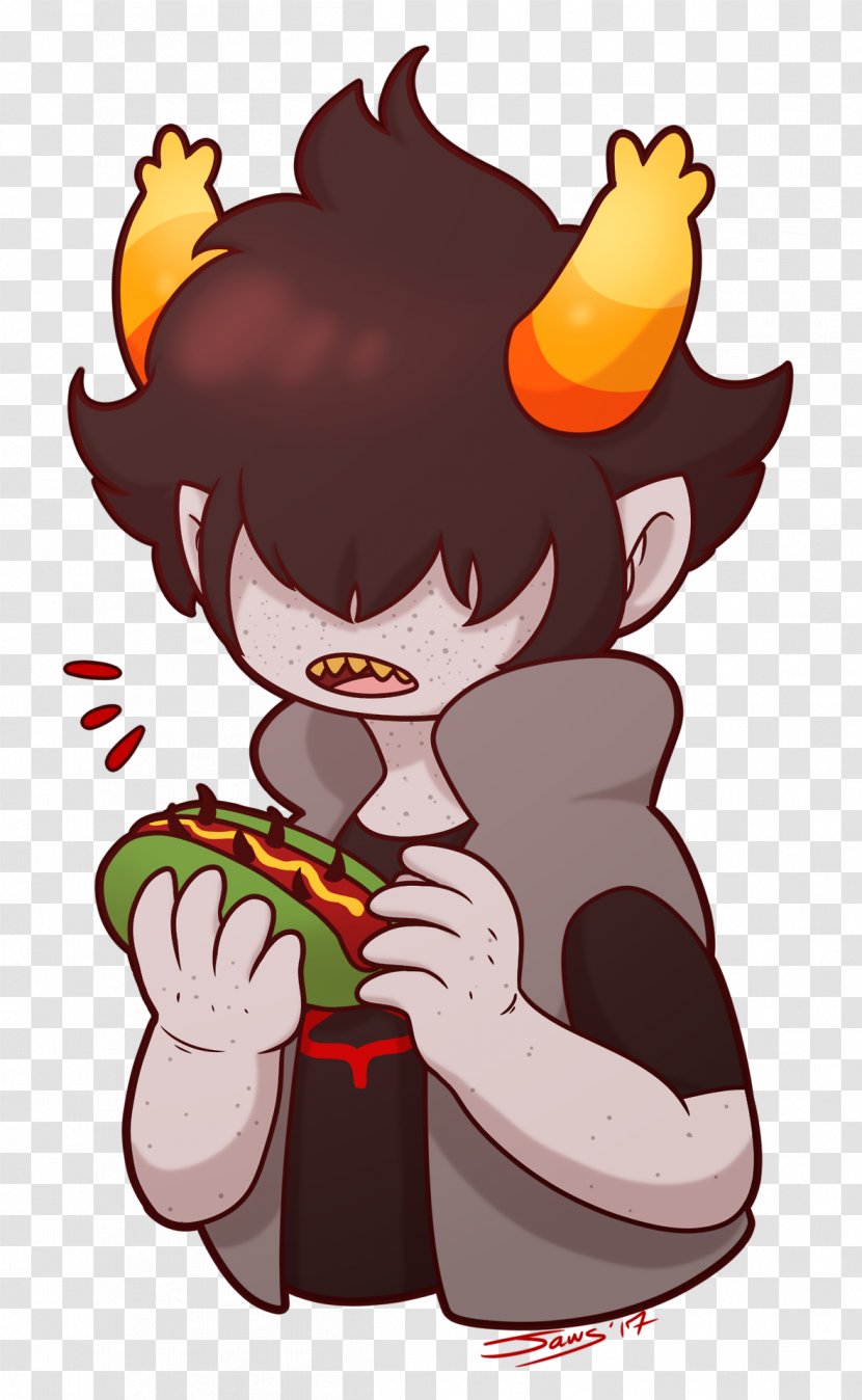 Hiveswap Diemen Hot Dog Homestuck Goblin - Mythical Creature Transparent PNG