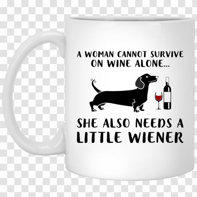 Mug Dachshund Canidae Woman Cat - Drinkware Transparent PNG