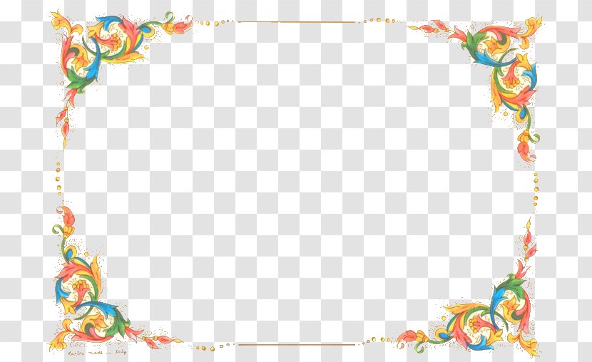 Microsoft Word Flower Clip Art - Picture Frame - Free Flowers Border Transparent PNG