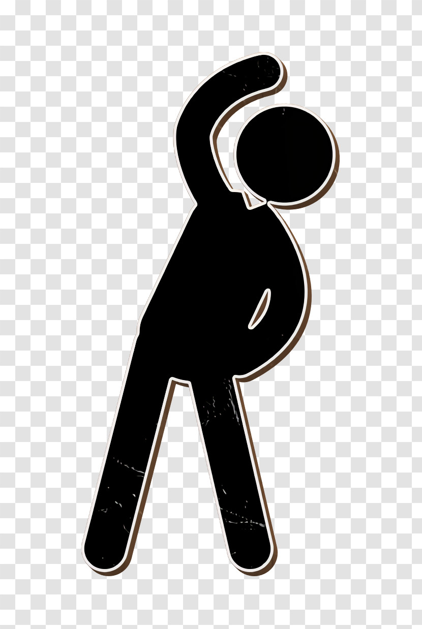 Sports Icon Man Icon Man Practicing Exercise Icon Transparent PNG