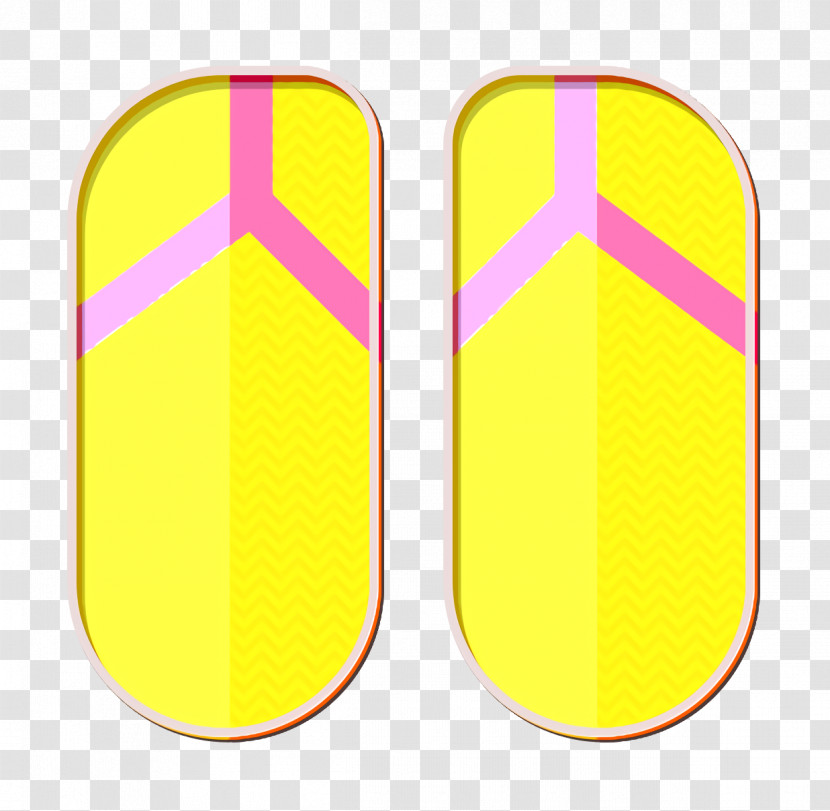 Flips Flops Icon Summer Icon Clothes Icon Transparent PNG