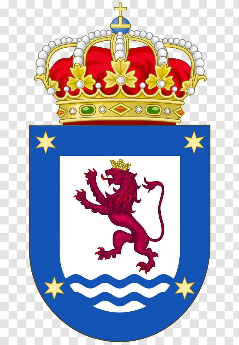 Lion Cartoon - Coat Of Arms Galicia - Emblem Symbol Transparent PNG
