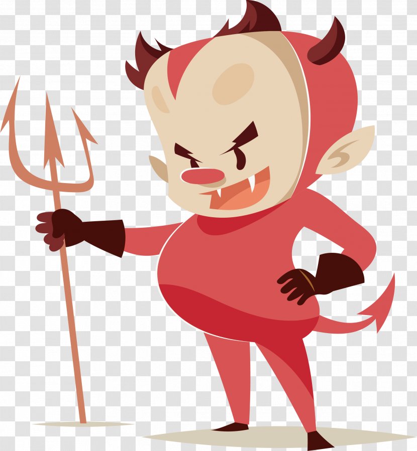 Devil Icon - Heart - Black Man Transparent PNG