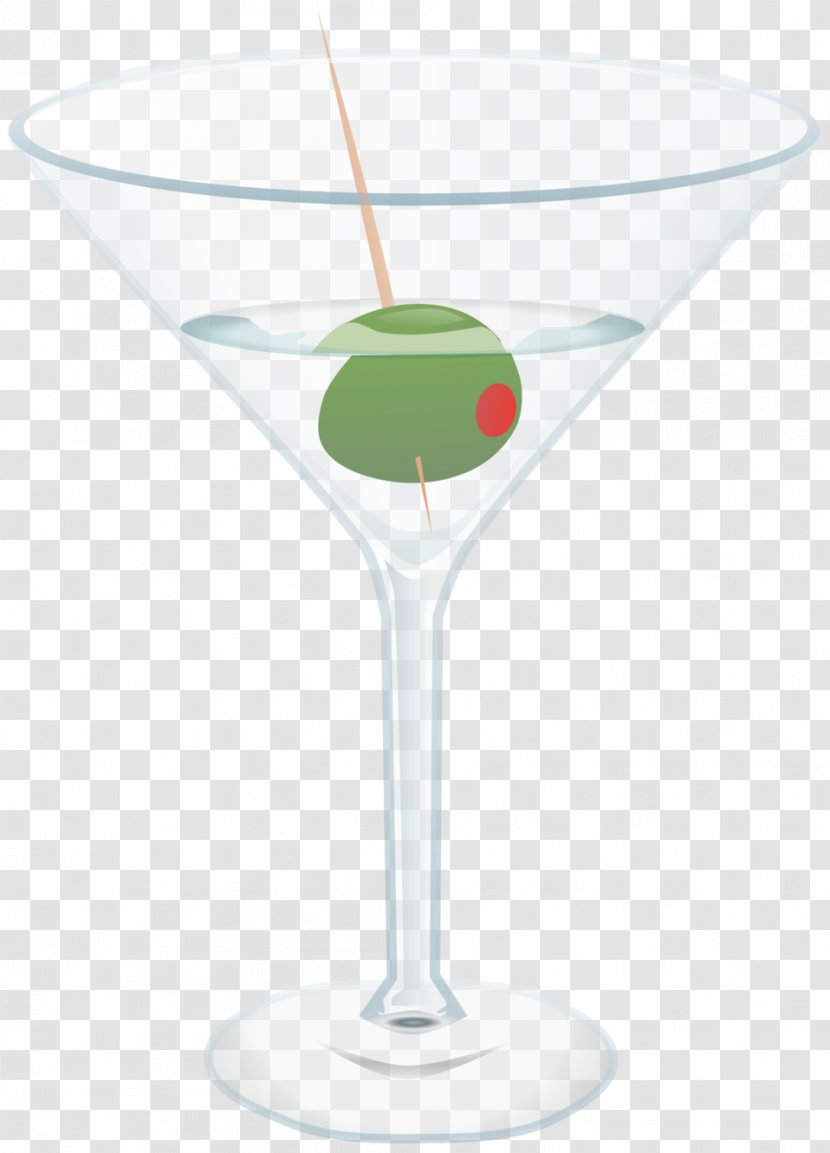 Martini Cocktail Glass Clip Art - Garnish Transparent PNG